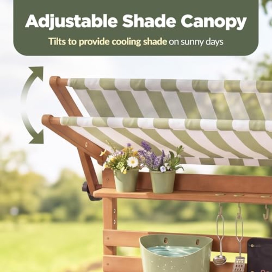 Outdoor mud kitchen for kids:  – Kids Outdoor Wooden Playset recenzja i cena