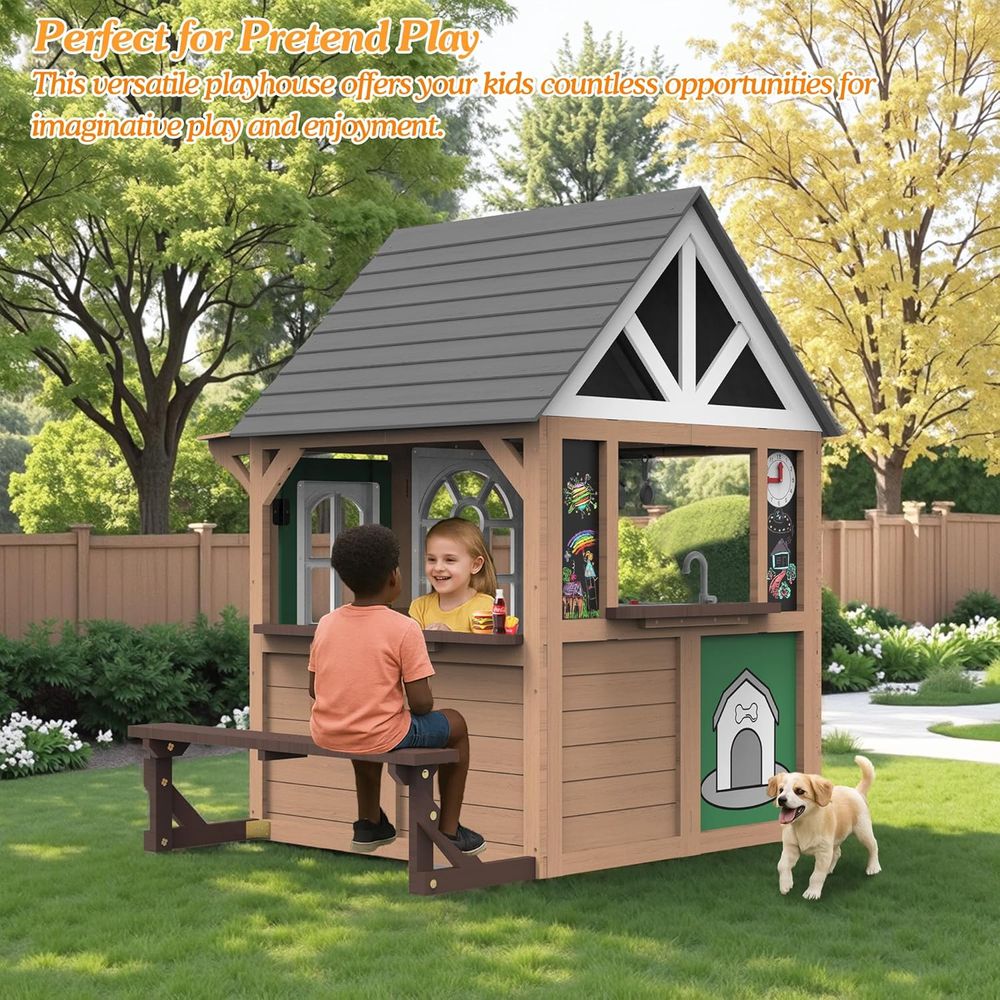 Seizeen Outdoor Play House or  – Kids Outdoor Kitchen recenzja i cena