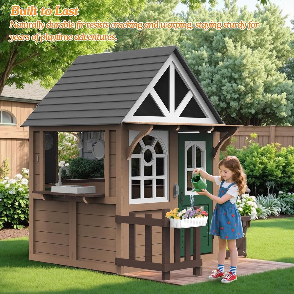 Seizeen Outdoor Play House or  – Kids Outdoor Kitchen recenzja i cena
