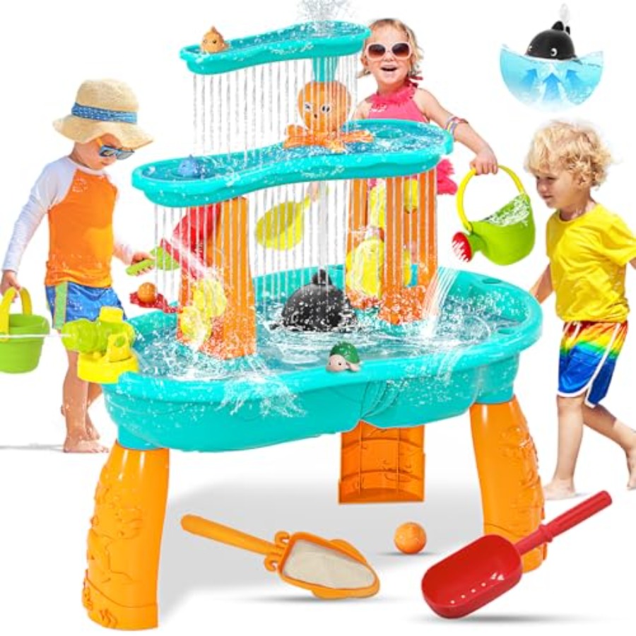 3-Tier Toddler Water and Sand  – Kids Outdoor Kitchen recenzja i cena