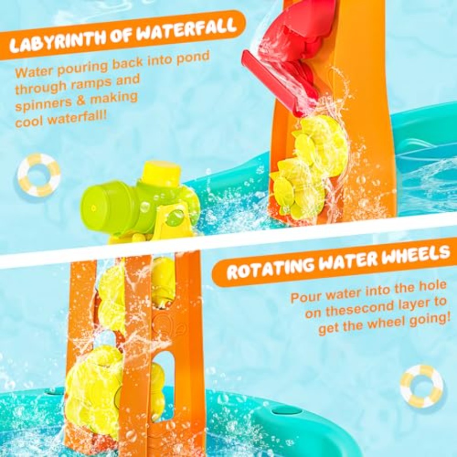 3-Tier Toddler Water and Sand  – Kids Outdoor Kitchen recenzja i cena