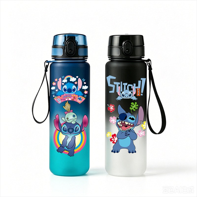 Stitch Anime Water Bottle 650m – Kids Outdoor Kitchen recenzja i cena