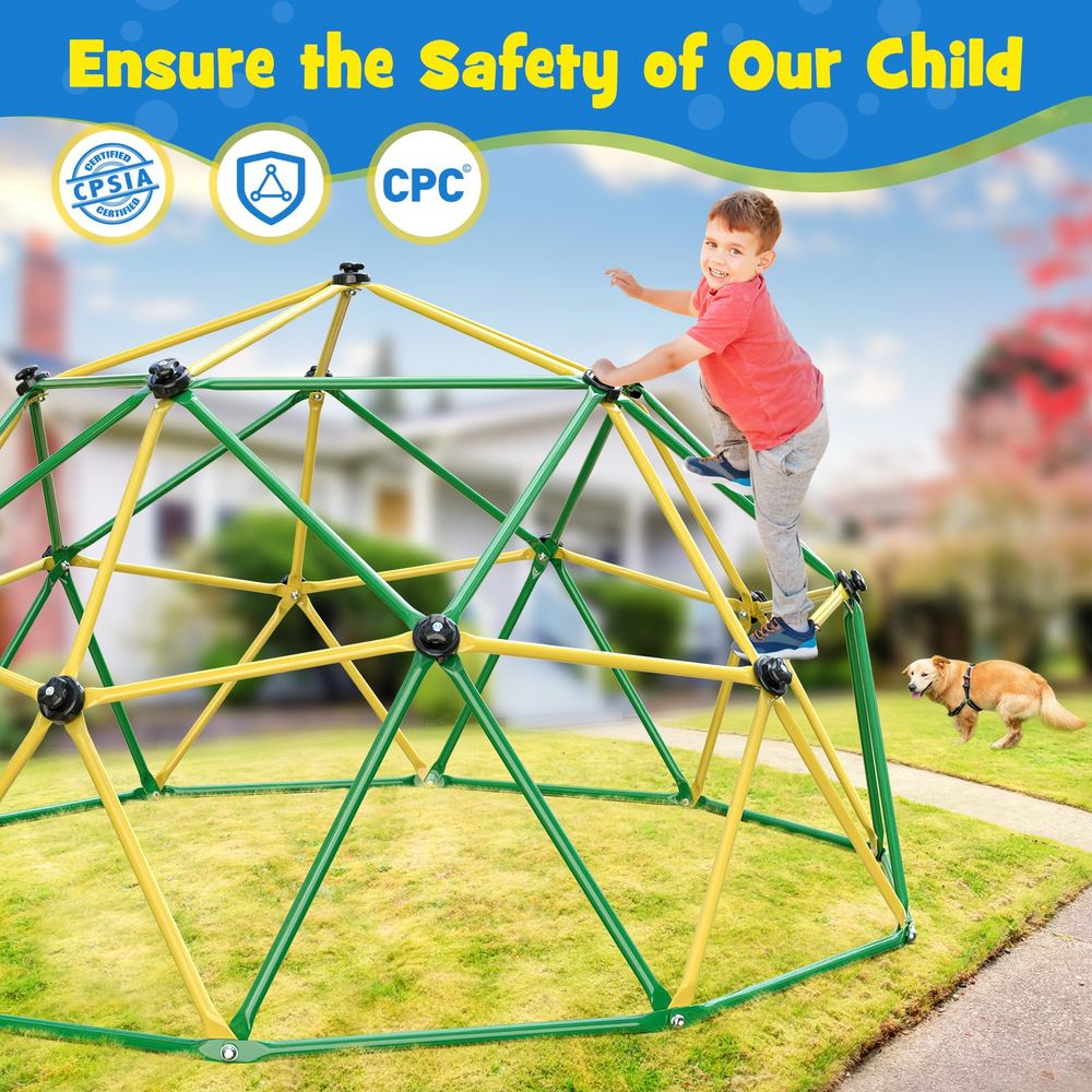 Climbing Dome, 10FT Climber wi – Kids Outdoor Climbing Dome recenzja i cena