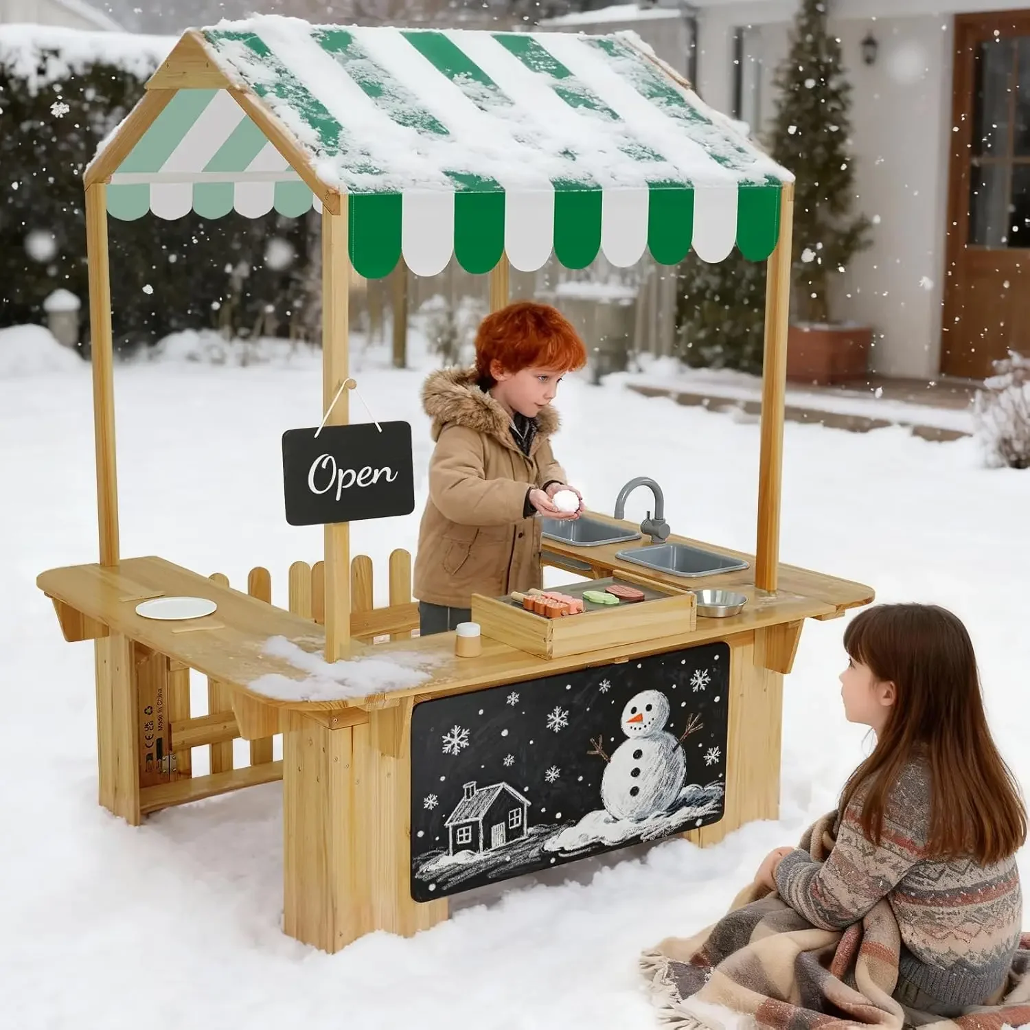 Kids Outdoor Playhouse, Mud Ki – Kids Outdoor Kitchen recenzja i cena