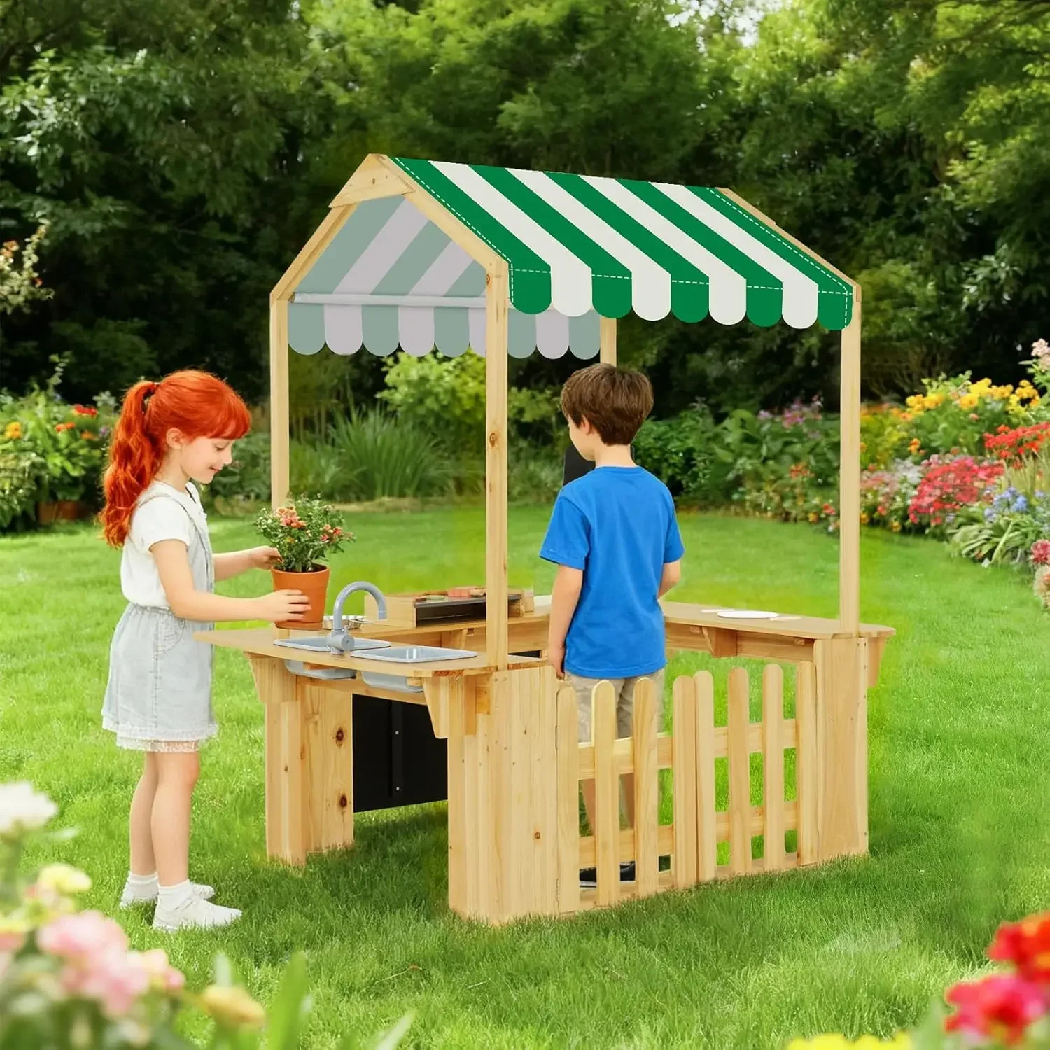 Kids Outdoor Playhouse, Mud Ki – Kids Outdoor Kitchen recenzja i cena