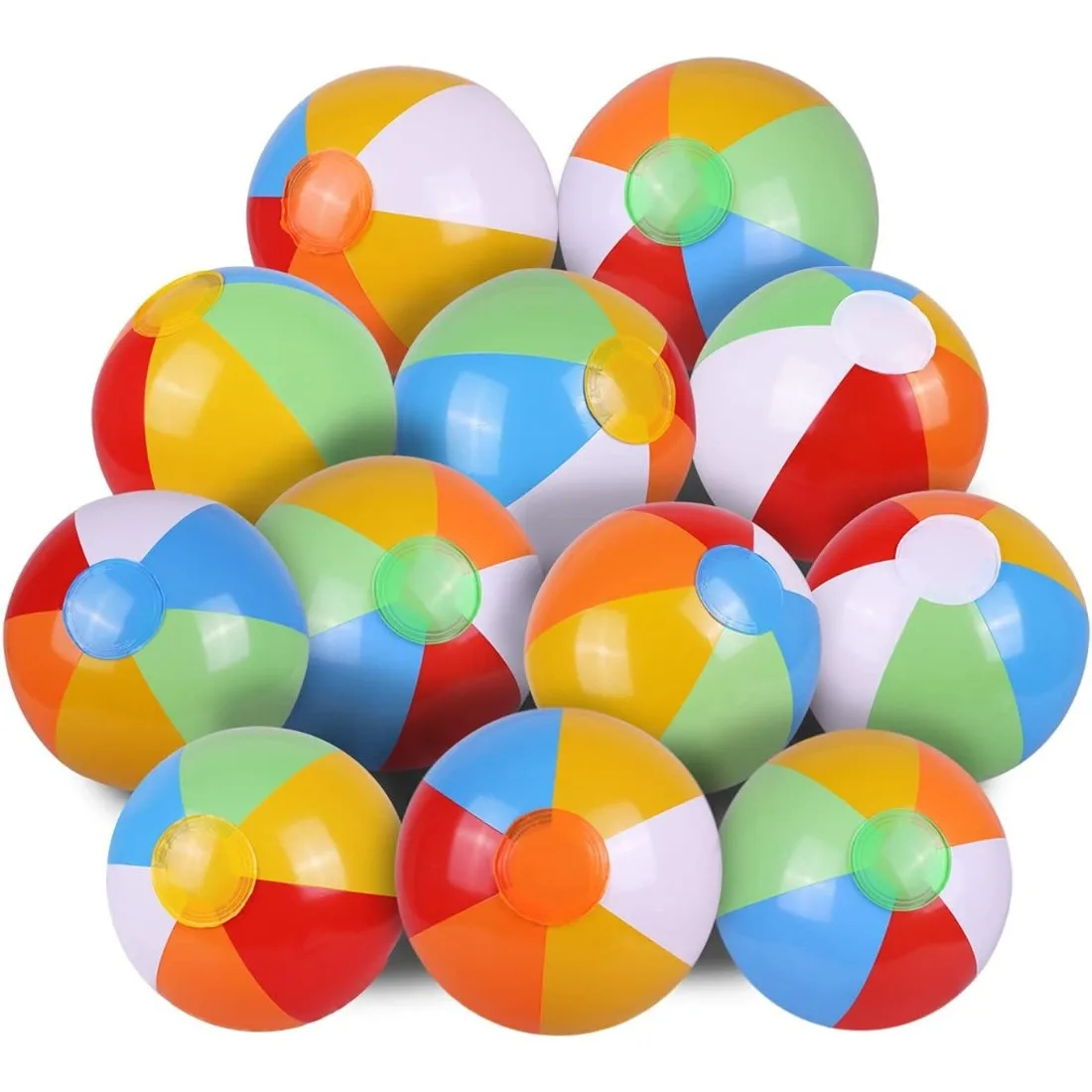 Rainbow Inflatable Beach Balls – Kids Outdoor Pool recenzja i cena