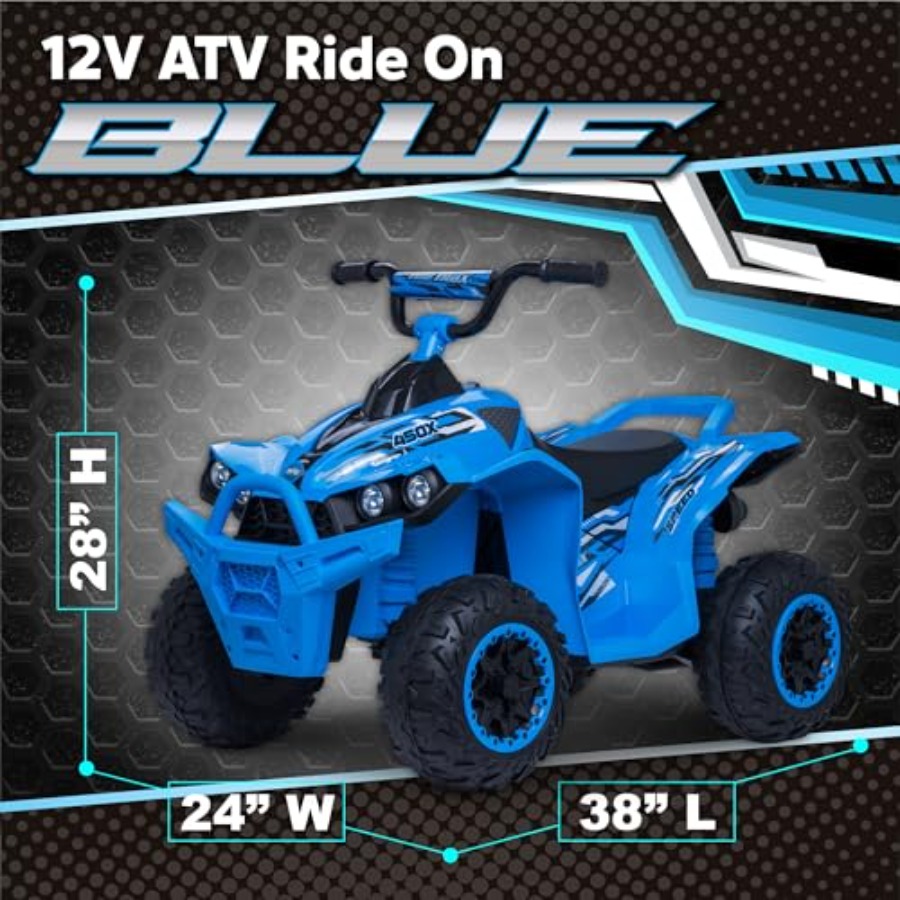Kid Trax 12V Electric ATV - Bo – Kids Outdoor Electric Quad recenzja i cena